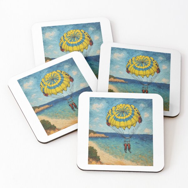 Item preview, "Thrilling Parasailing Adventure" designed and sold by Artisticanvas.