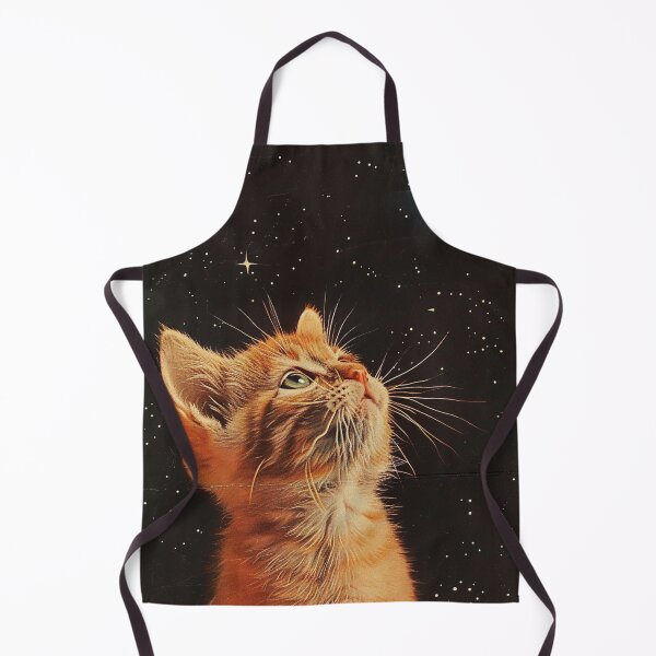 Item preview, Adorable Kitten Cat in Space Cute Retro Art Vintage Funny designed and sold by LVTFCOarts.