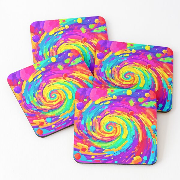 Artikelvorschau, Lebendige Spirale Spritzfarben Kunst entworfen und verkauft von Health And Fitness Posts e-Store.