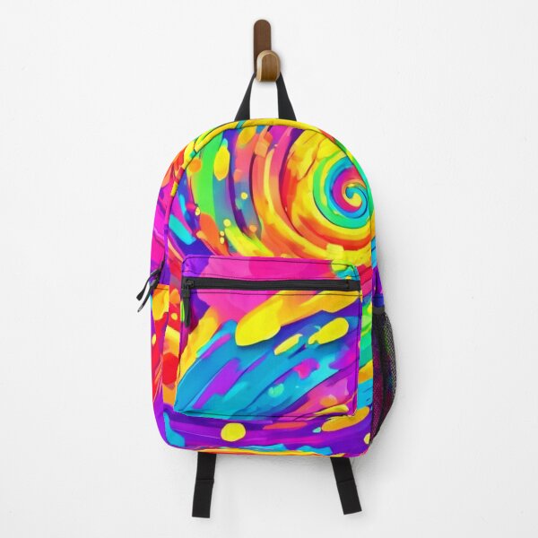 Item preview, Vibrant Spiral Splash Colors Art designed and sold by Health And Fitness Posts e-Store.