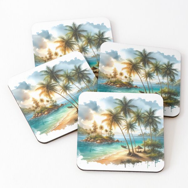Item preview, Watercolor paintings of Thai sea islands designed and sold by fatimah-SL.