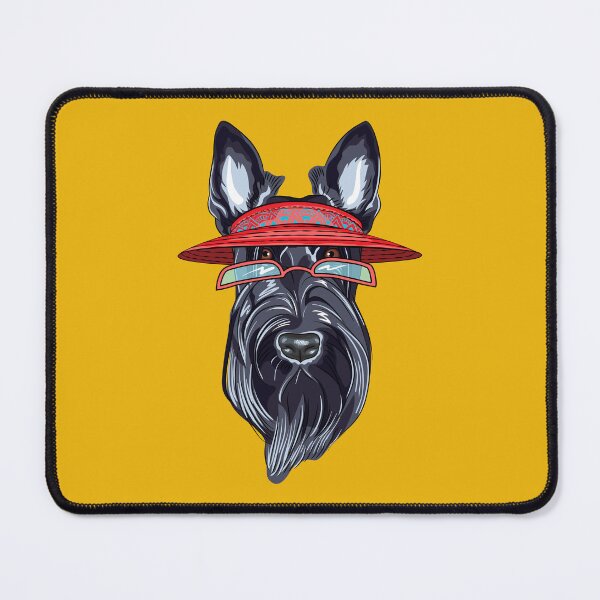 Item preview, Scottish Terrier in red sun visor  designed and sold by kavalenkavart.