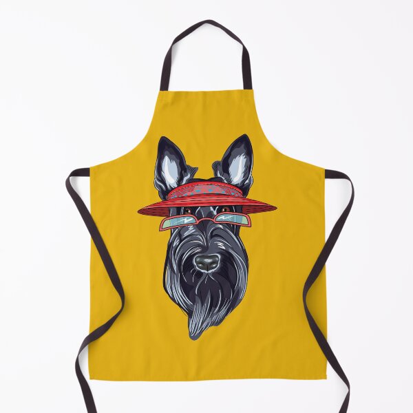 Item preview, Scottish Terrier in red sun visor designed and sold by kavalenkavart.