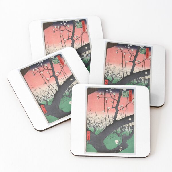 Item preview, Utagawa Hiroshige The Plum Blossom Garden at Kameido | Japanese Ukiyo-e  Woodblock prints by Utagawa Hiroshige. designed and sold by TeeARTHY.