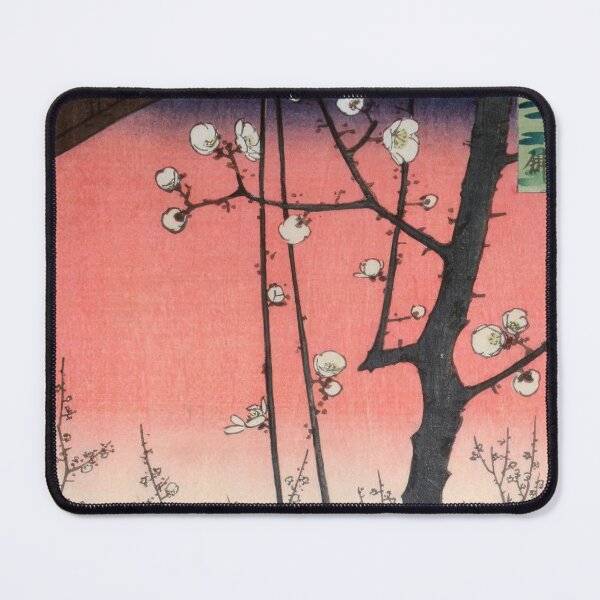 Item preview, Utagawa Hiroshige The Plum Blossom Garden at Kameido | Japanese Ukiyo-e Woodblock prints by Utagawa Hiroshige. designed and sold by TeeARTHY.