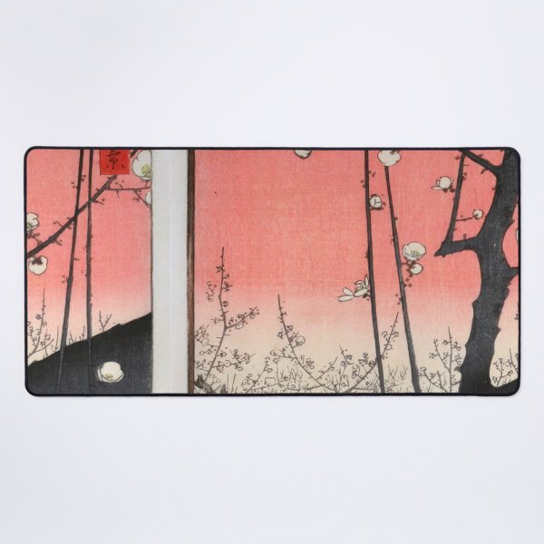 Item preview, Utagawa Hiroshige The Plum Blossom Garden at Kameido | Japanese Ukiyo-e Woodblock prints by Utagawa Hiroshige. designed and sold by TeeARTHY.