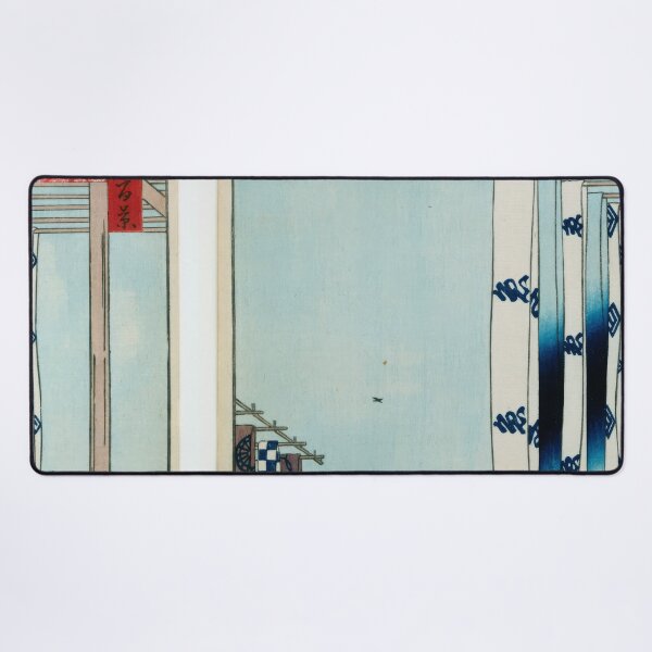 Item preview, Dyers' Quarter, Kanda, No. 75 from One Hundred Famous Views of Edo Utagawa Hiroshige  | Japanese Ukiyo-e  Woodblock prints by Utagawa Hiroshige. designed and sold by TeeARTHY.