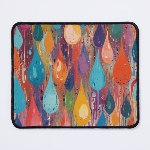 Item preview, Digital colorful Raindrop pattern print design designed and sold by imanshu.