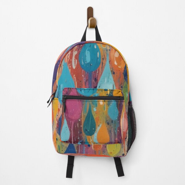 Item preview, Digital colorful Raindrop pattern print design designed and sold by imanshu.