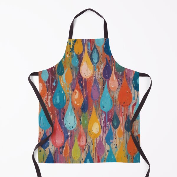 Item preview, Digital colorful Raindrop pattern print design designed and sold by imanshu.