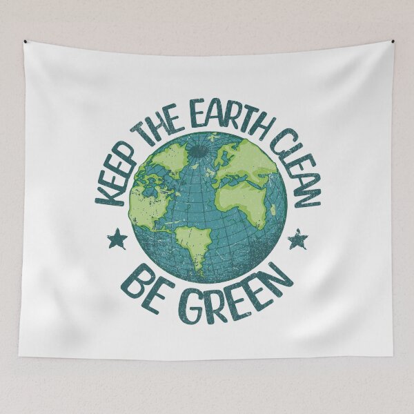 Item preview, Be Grean, Keep The Earth Clean Climate Awareness designed and sold by DomTeesHaven.