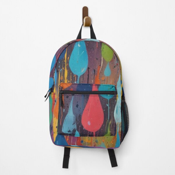 Item preview, Digital colorful Raindrop pattern print design designed and sold by imanshu.