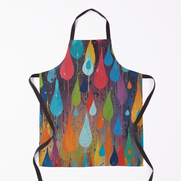 Item preview, Digital colorful Raindrop pattern print design designed and sold by imanshu.