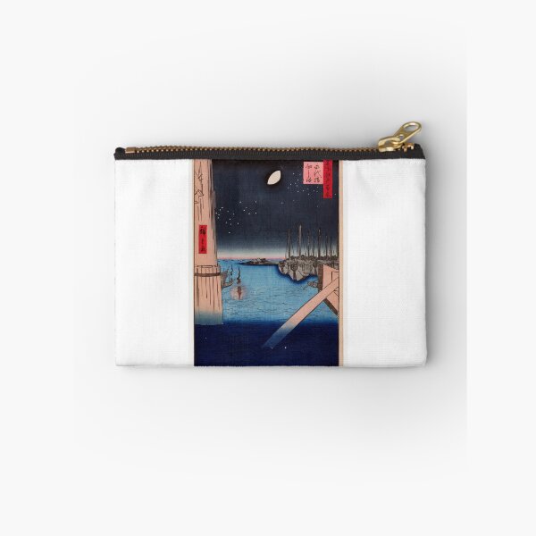 Item preview, Tsukudajima From Eitai Bridge, No. 4 in One Hundred Famous Views of Edo Utagawa Hiroshige | Japanese Ukiyo-e  Woodblock prints by Utagawa Hiroshige. designed and sold by TeeARTHY.