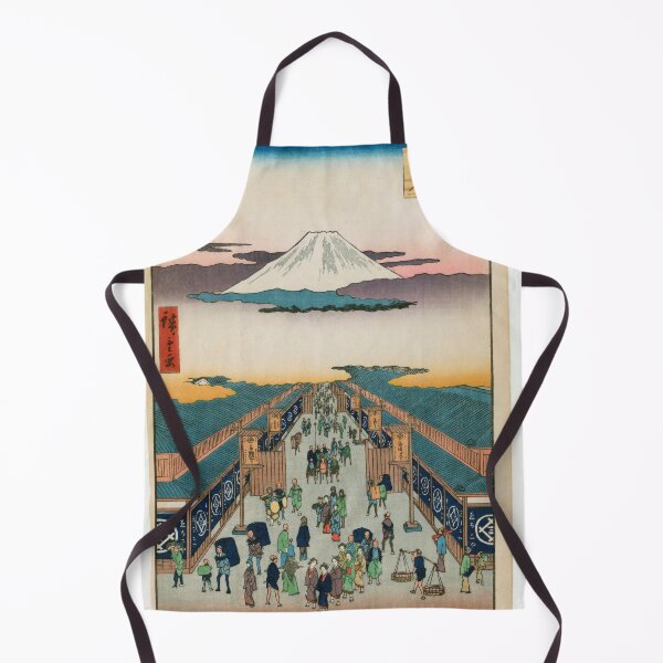 Item preview, Suruga-cho, No. 8 in One Hundred Famous Views of Edo Utagawa Hiroshige | Japanese Ukiyo-e Woodblock prints by Utagawa Hiroshige. designed and sold by TeeARTHY.