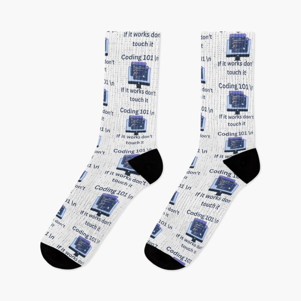 Item preview, Coding 101, if it works don't touch it, funny coding designed and sold by NoetherSym.