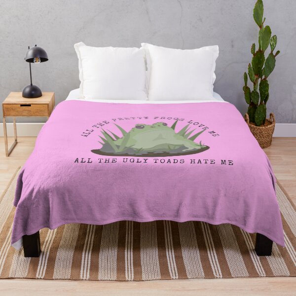 Item preview, Pretty Frogs Love Me (pink) designed and sold by BuckWildDesigns.