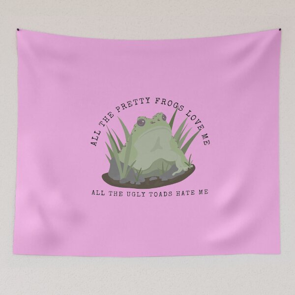 Item preview, Pretty Frogs Love Me (pink) designed and sold by BuckWildDesigns.