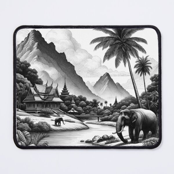 Item preview, Thai line drawings (6) designed and sold by fatimah-SL.