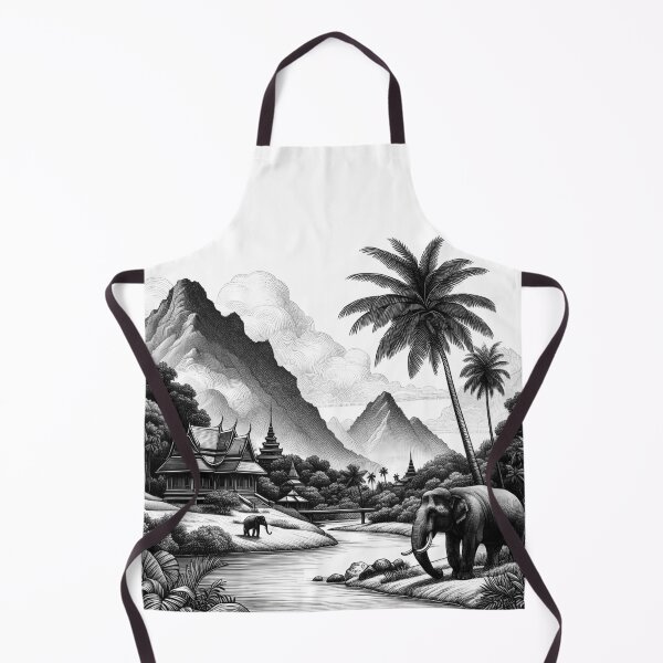 Item preview, Thai line drawings (6) designed and sold by fatimah-SL.