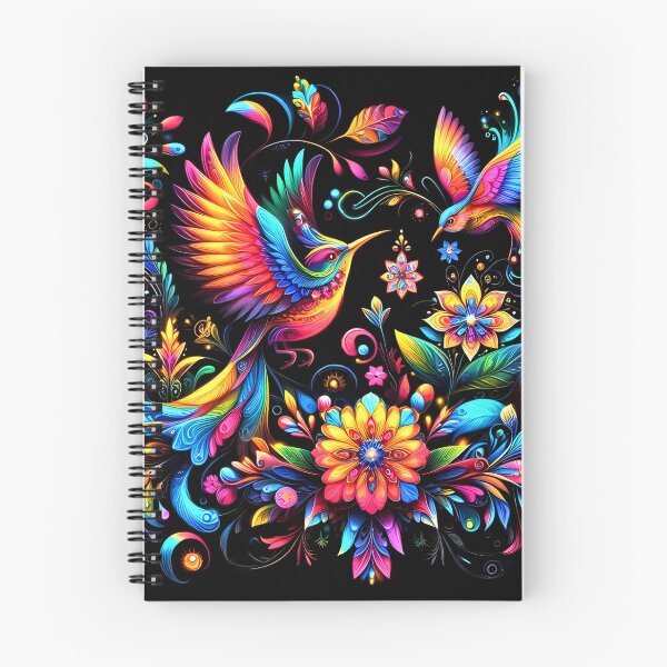 Item preview, Fantasy floral and birds designed and sold by EmElle Art Studio.