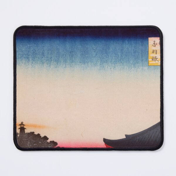 Item preview, Zojoji Pagoda and Akabane, No. 53 from One Hundred Famous Views of Edo Utagawa Hiroshige | Japanese Ukiyo-e Woodblock prints by Utagawa Hiroshige. designed and sold by TeeARTHY.