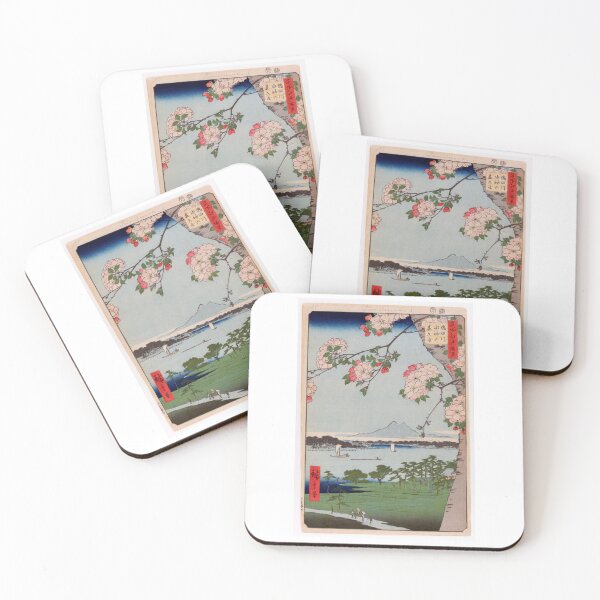 Item preview, Suijin Shrine and Massaki on the Sumida River No. 35 | Japanese Ukiyo-e  Woodblock prints by Utagawa Hiroshige. designed and sold by TeeARTHY.