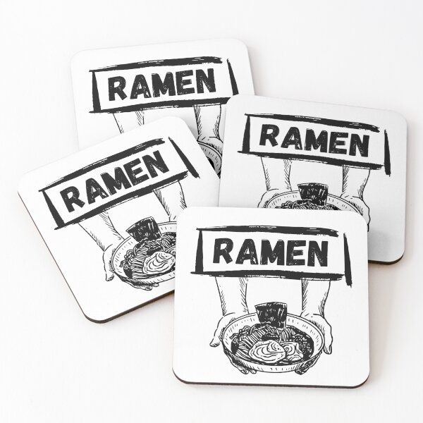 Item preview, (Color black) Embrace the Noodle: Hands Holding Ramen Bowl designed and sold by Jindungo.