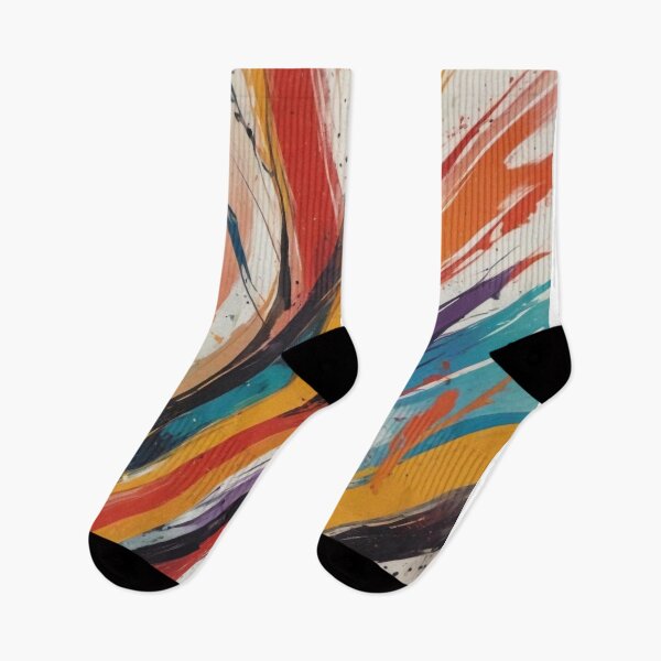 Item preview, Digital colorful Curve Arrow pattern print design designed and sold by imanshu.
