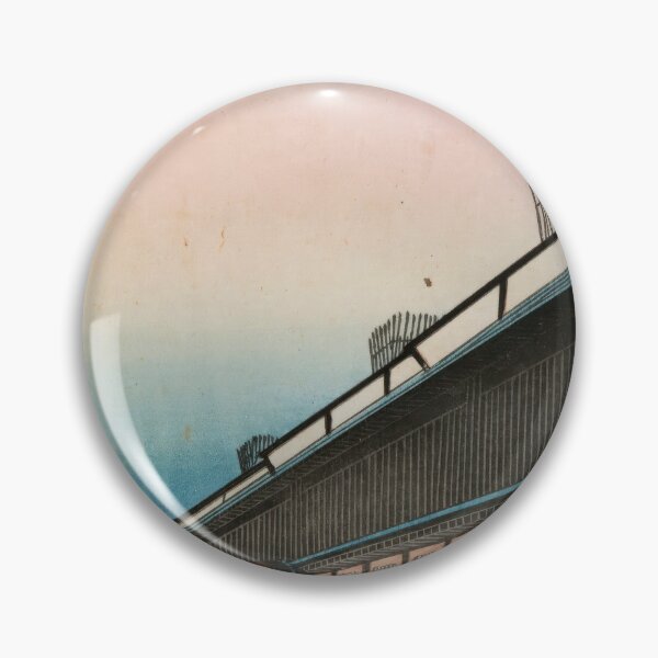 Item preview, Cotton-Goods Lane, Odenma-cho, No. 7 in One Hundred Famous Views of Edo Utagawa Hiroshige  | Japanese Ukiyo-e  Woodblock prints by Utagawa Hiroshige. designed and sold by TeeARTHY.
