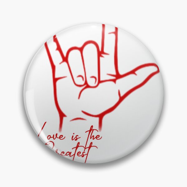 Item preview, I love you sign language  designed and sold by Abibless1998.