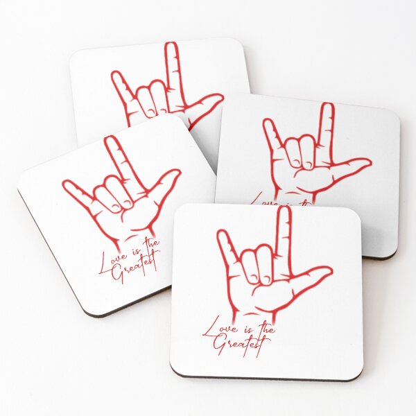 Item preview, I love you sign language  designed and sold by Abibless1998.