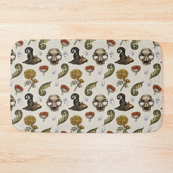 Item preview, Hocus-pocus Witchcraft watercolor pattern designed and sold by MonochromeEcho.