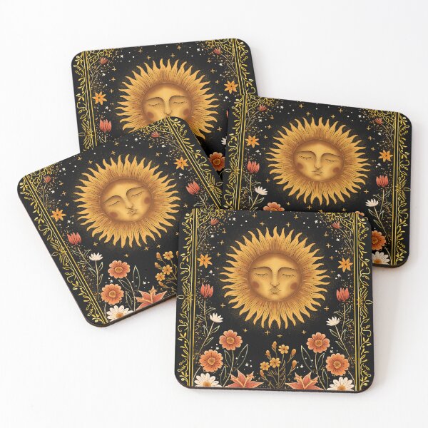 Item preview, Witchy Celestial Tarot Sun designed and sold by daianaart.