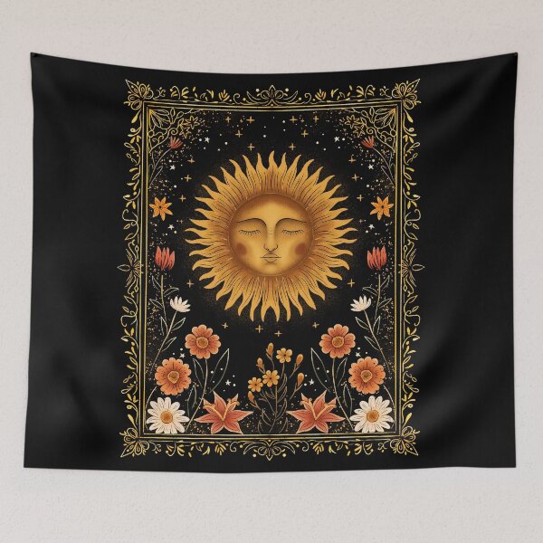 Item preview, Witchy Celestial Tarot Sun designed and sold by daianaart.