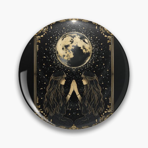 Item preview, Witchy Celestial Moon Witch Sisters designed and sold by daianaart.