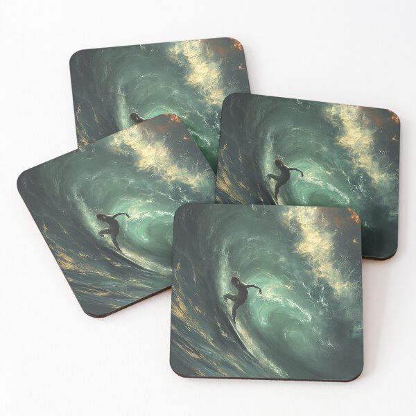 Item preview, Cosmic Surfer's Dream: Navigating Galactic Tides designed and sold by Tsurfinculture.