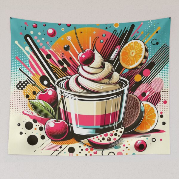 Item preview, Artful Flavors: A Pop Art Dessert Design Experience designed and sold by StickerStudio27.