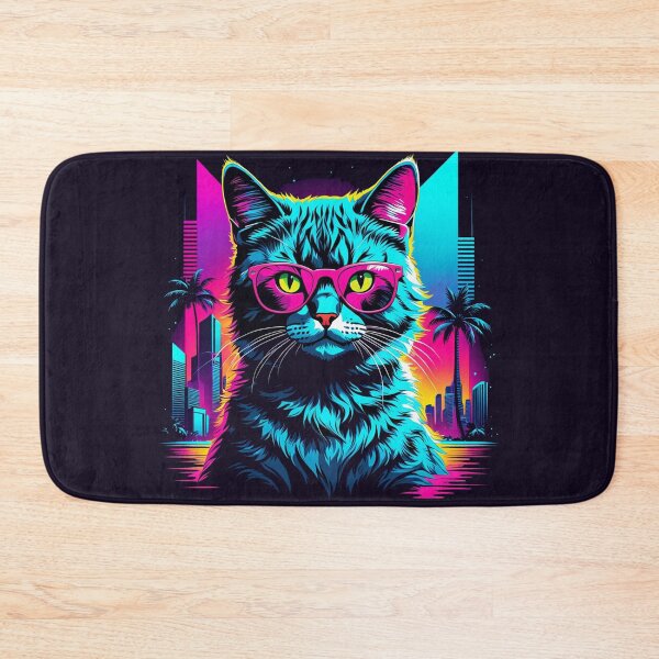 Item preview, A playful calico kitten experimenting with different pairs of glasses, showcasing its playful personality designed and sold by Pulsant  Paintings.