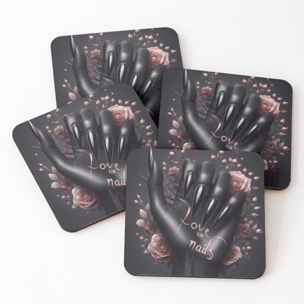 Item preview, Love for Nails (dark skin edition)  designed and sold by desAIgns by Rosa.