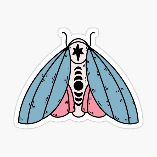 Item preview, trans moth designed and sold by nevhada.