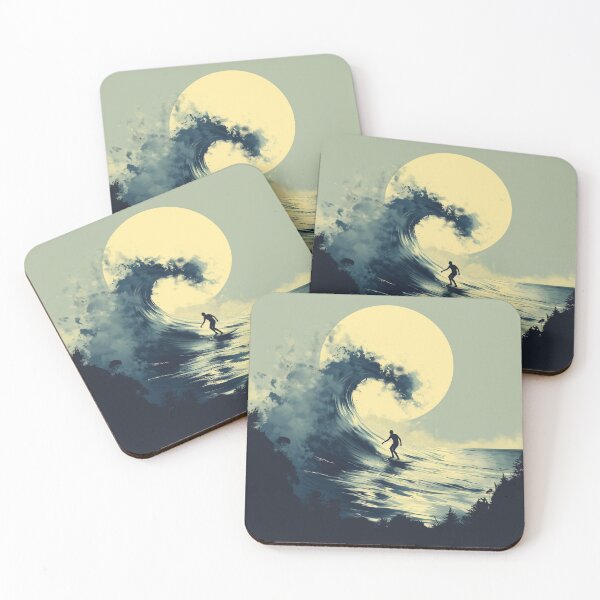 Item preview, Moonlit Surf Odyssey: Navigating the Nocturnal designed and sold by Tsurfinculture.
