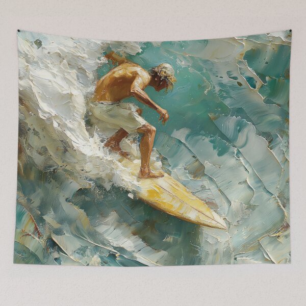 Item preview, Moonlit Surf Odyssey: Navigating the Nocturnal designed and sold by Tsurfinculture.