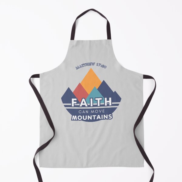 Item preview, Christian Quote - Faith Can Move Mountains - Matthew 17:20 Bible Verse designed and sold by Share-Blessings.