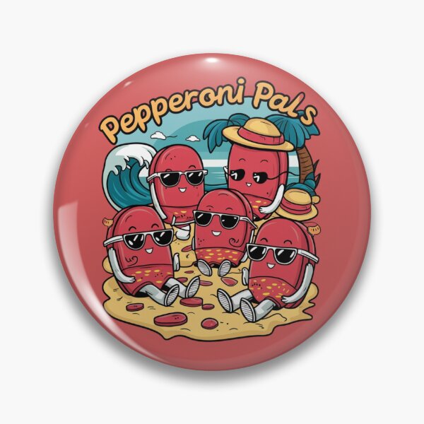 Aperçu de l'œuvre Copains pepperoni - Kawaii créée et vendue par Rockin-Rainbow.