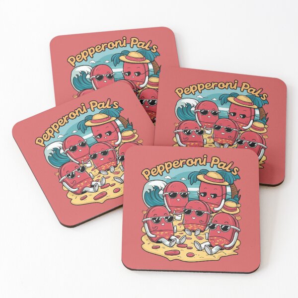 Aperçu de l'œuvre Copains pepperoni - Kawaii créée et vendue par Rockin-Rainbow.