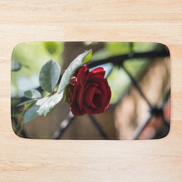 Item preview, One Fab Crimson Rose Over the Fence designed and sold by Georgia Mizuleva.