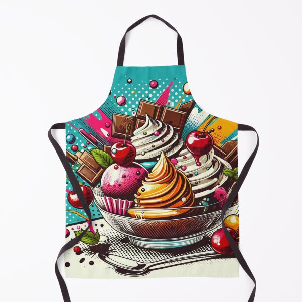 Item preview, Artful Indulgence: A Pop Art Dessert Design designed and sold by StickerStudio27.