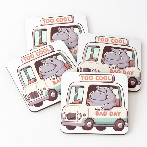 Item preview, Hip to Be Cool: Hippo Bus Driver designed and sold by 0penvimark.