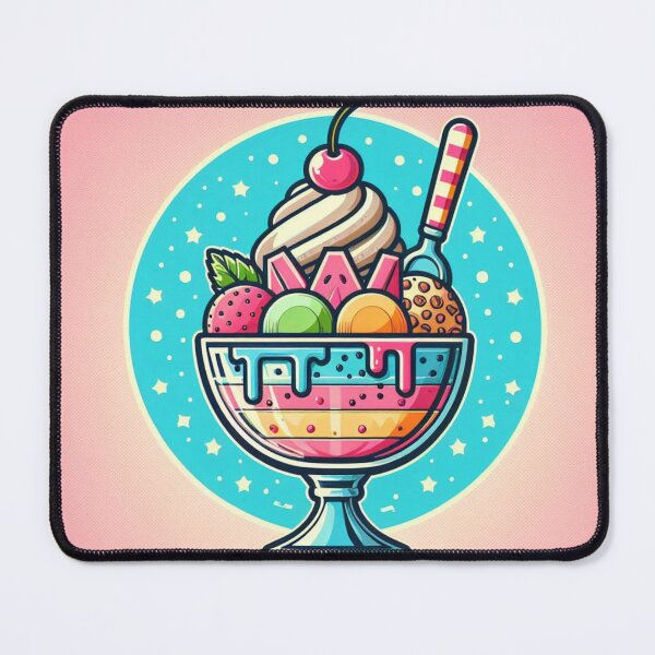 Item preview, Colorful Dreams: A Pop Art Aesthetic Ice Cream designed and sold by StickerStudio27.
